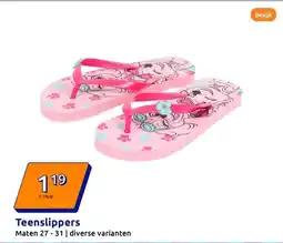Action Teenslippers aanbieding