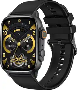Bol.com Cinturio Commander Smartwatch - Zwart - Omoled Scherm - Voor heren en voor dames aanbieding