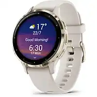 MediaMarkt GARMIN Venu 3S - 41 mm Creme/Goud aanbieding
