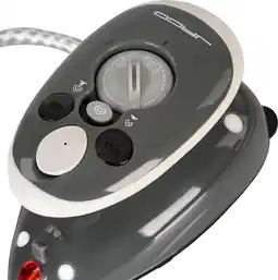 Bol.com Trend24 - Mini strijkijzer - Stoomstrijkijzer - Reisstrijkijzer - Stroomstrijkijzer - 420 W - Grijs aanbieding