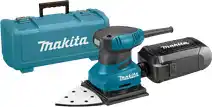 Amazon Makita B04565K Schwingschuurmachine, 200 W, 6,5 x 110 mm, Blauw/Zilver, 1 Stuk aanbieding