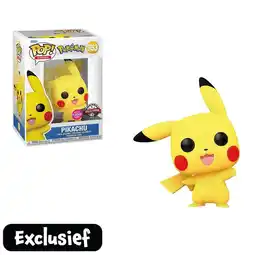 Intertoys Funko Pop! figuur Pokémon Pikachu Flocked aanbieding