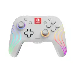 Intertoys Nintendo Switch PDP Afterglow Wave draadloze controller - wit aanbieding