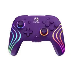 Intertoys Nintendo Switch PDP Afterglow Wave draadloze controller - paars aanbieding