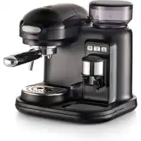 Bol.com Ariete 1318 Moderna Espressomachine - Pistonmachine - met geïntegreerde koffiemolen - zwart aanbieding