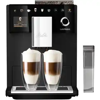 Bol.com MELITTA - Espresso LATTE SELECT FROSTED ZWART F630-212 - 6781940 aanbieding