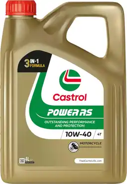 Amazon Castrol POWER RS 4T 10W-40, 4 Liter aanbieding