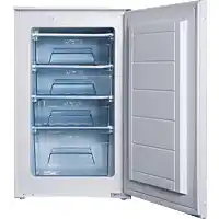 Bol.com Exquisit EGS101-080F - Vriezer - Inbouw - 77 Liter - 4* Vriesruimte - 39dB - 88 cm hoog - Wit aanbieding