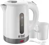 Bol.com Russell Hobbs 23840-70 Travel - Reiswaterkoker - Geschikt Op De Camping - Wit aanbieding