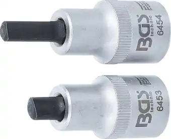 Amazon BGS 6455 | Dopsleutel voor veerpoot spreider | 12,5 mm (1/2) | 5 x 7 mm + 5,5 x 8,2 mm | 2-dlg aanbieding