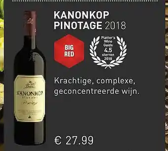 Gall & Gall Kanonkop Pinotage aanbieding