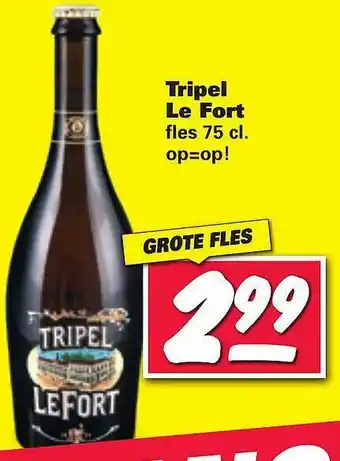 Lidl Tripel Le Fort aanbieding