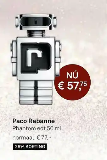 Mooi parfumerie Paco Rabanne Phantom Edt 50 Ml aanbieding