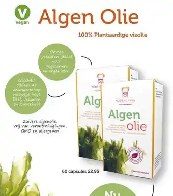 De Rode Pilaren Algen Olie aanbieding
