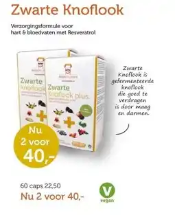 De Rode Pilaren Zwarte Knoflook aanbieding