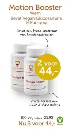 De Rode Pilaren Motion Booster aanbieding