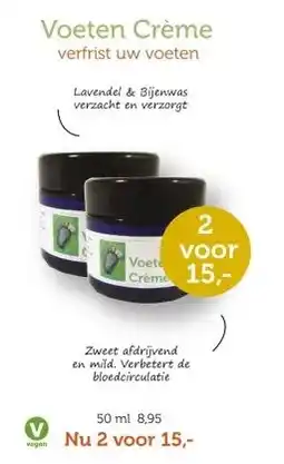 De Rode Pilaren Voeten Crème verfrist uw voeten aanbieding