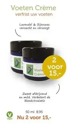 De Rode Pilaren Voeten Crème verfrist uw voeten aanbieding