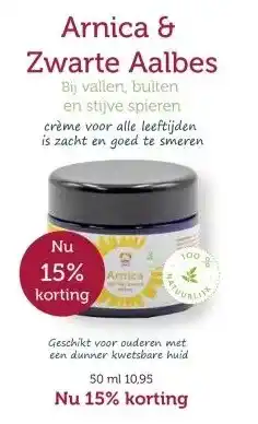 De Rode Pilaren Arnica & Zwarte Aalbes aanbieding