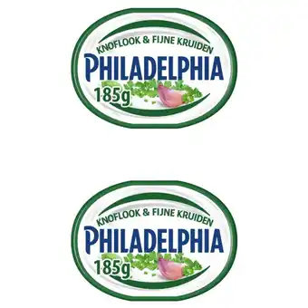 Albert Heijn Philadelphia Knoflook & Kruiden 2-pack aanbieding