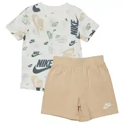Foot Locker Nike Futura Aop Unisex Trainingspakken - Beige - Maat: 74 - 80 CM - Katoen Jersey - Foot Locker aanbieding