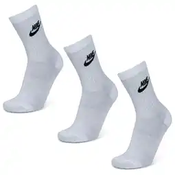 Foot Locker Nike Everyday Essential Crew 3 Pack Unisex Sokken - Wit - Maat: 38 - 42 - Foot Locker aanbieding