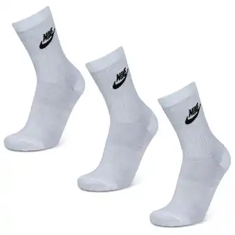 Foot Locker Nike Everyday Essential Crew 3 Pack Unisex Sokken - Wit - Maat: 38 - 42 - Foot Locker aanbieding