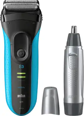 Coolblue Braun 3040 Wet & Dry + Braun EN10 neustrimmer aanbieding