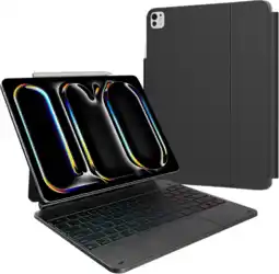 Coolblue BlueBuilt Apple iPad Pro (2024) 13 inch Toetsenbord Hoes QWERTY Zwart aanbieding
