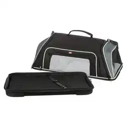 Zooplus Trixie Airline Draagtas Boarding zwart/grijs 55x23x40cm hond aanbieding