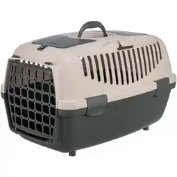 Zooplus Trixie transportbox Capri XS: 55x37x34cm, donkergrijs/blush kat aanbieding