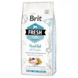 Zooplus Brit Fresh Vis met pompoen Adult Large - Dubbelpak: 2 x 12 kg aanbieding