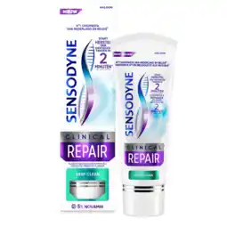De Online Drogist Sensodyne Clinical Repair Deep Clean Tandpasta 75ML aanbieding