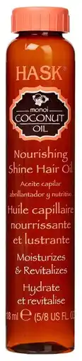 De Online Drogist Hask Monoi Coconut Oil Nourishing Shine Hair Oil 18ML aanbieding