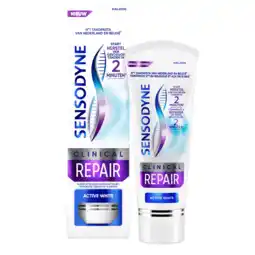 De Online Drogist Sensodyne Clinical Repair Active White Tandpasta 75ML aanbieding