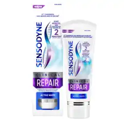 De Online Drogist Sensodyne Clinical Repair Active White Tandpasta 75ML aanbieding