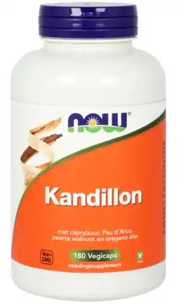 De Online Drogist NOW Kandillon Capsules 180VCP aanbieding