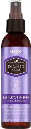 De Online Drogist Hask Biotin Boost 5-in-1 Leave-In Spray 175ML aanbieding
