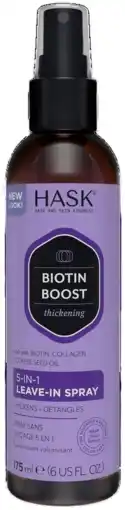 De Online Drogist Hask Biotin Boost 5-in-1 Leave-In Spray 175ML aanbieding