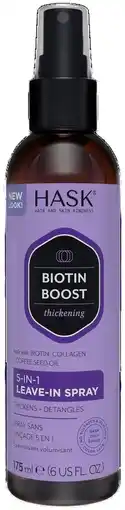 De Online Drogist Hask Biotin Boost 5-in-1 Leave-In Spray 175ML aanbieding