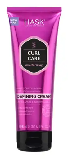 De Online Drogist Hask Curl Care Curl Defining Cream 198ML aanbieding