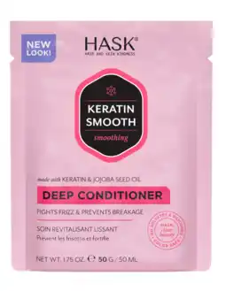 De Online Drogist Hask Keratin Smooth Deep Conditioner 50GR aanbieding