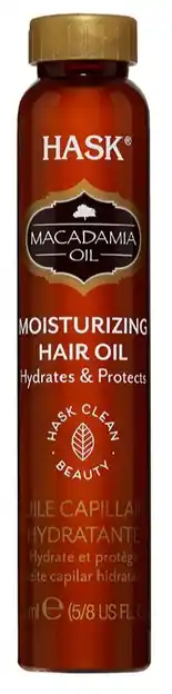 De Online Drogist Hask Macadamia Oil Moisturizing Hair Oil 18ML aanbieding