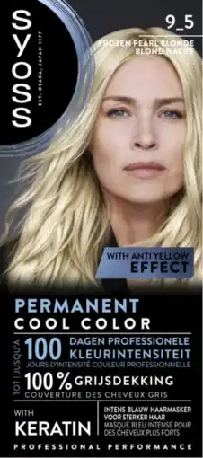 De Online Drogist Syoss Color 9-5 Frozen Pearl Blond 1ST aanbieding