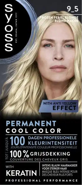 De Online Drogist Syoss Color 9-5 Frozen Pearl Blond 1ST aanbieding
