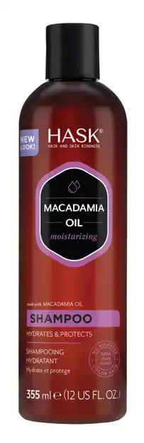 De Online Drogist Hask Macadamia Oil Shampoo 355ML aanbieding