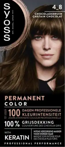 De Online Drogist Syoss Color 4-8 Chocoladebruin 1ST aanbieding