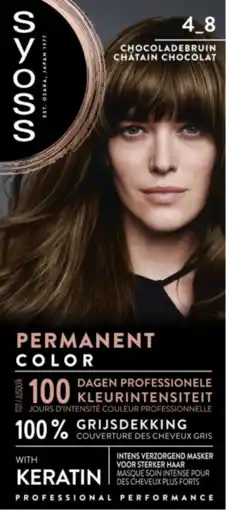 De Online Drogist Syoss Color 4-8 Chocoladebruin 1ST aanbieding
