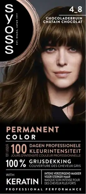 De Online Drogist Syoss Color 4-8 Chocoladebruin 1ST aanbieding
