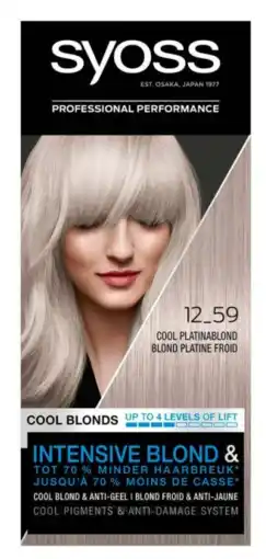 De Online Drogist Syoss Cool Platina Blond 12-59 1ST aanbieding